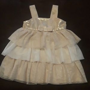 Glitter party dress as 2T
